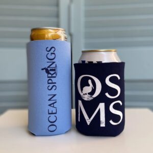 Ocean Springs, MS OSMS Logo Can Huggers