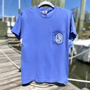 OCEAN SPRINGS OSMS LOGO ADULT SHORT SLEEVE POCKET T-SHIRT