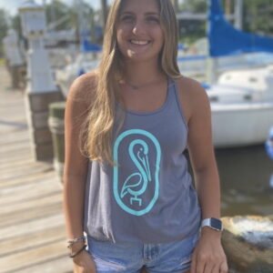 OS Pelican Flowy Racerback Tank