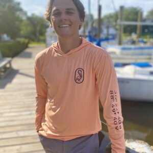 OS Pelican SPF Long Sleeve Hooded Shirt